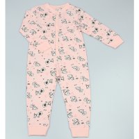 GF4188: Girls All Over Print Dalmatian Cotton Onesie (2-6 Years)